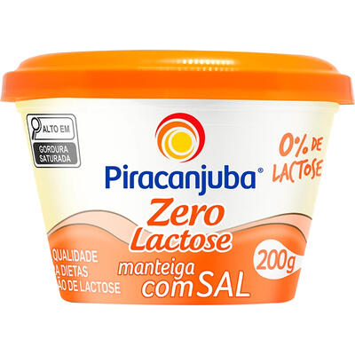 Manteiga Zero Lactose Piracanjuba 200g