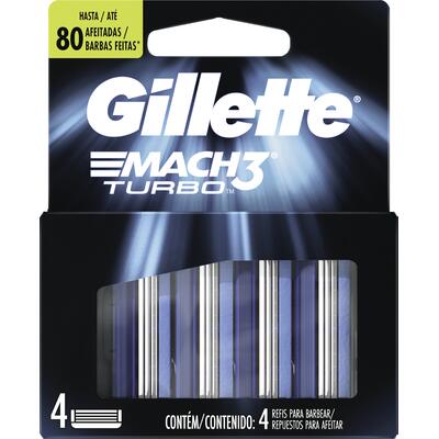 Carga Gillette Mach3 Turbo 4 un