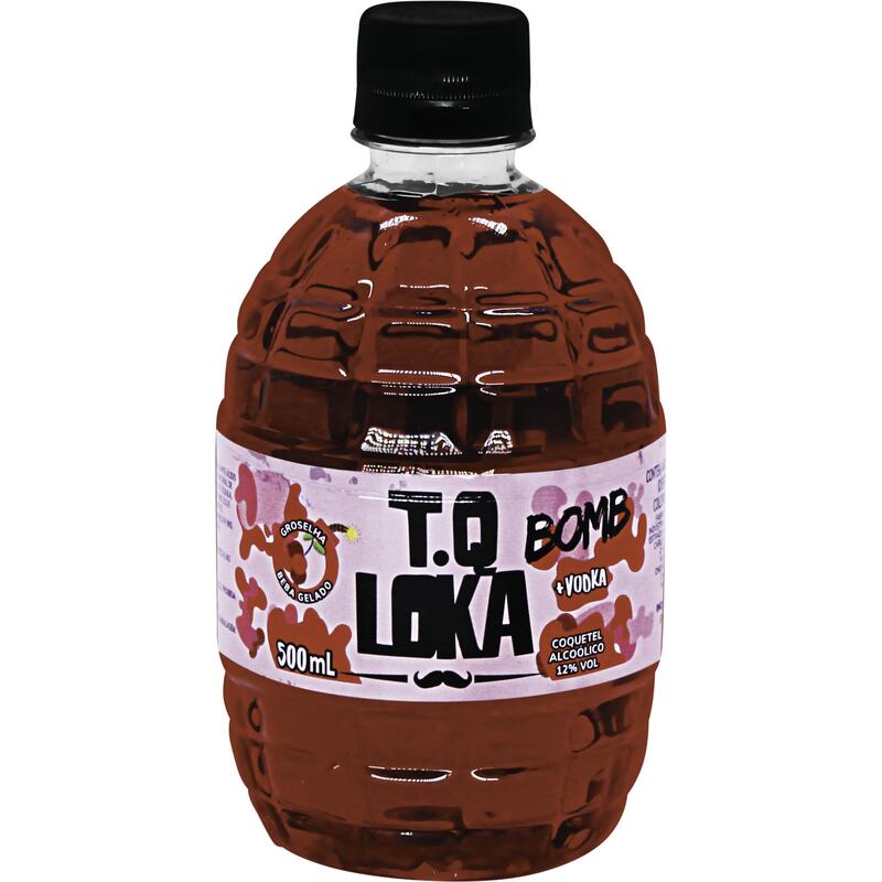T.Q Loka Bomb Groselha 500ml