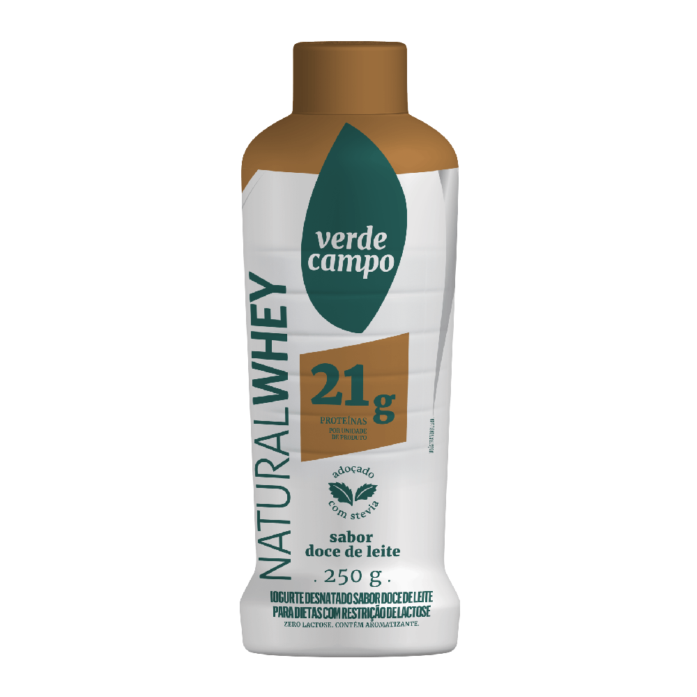 Iogurte Natural Whey Verde Campo Doce de Leite 250g