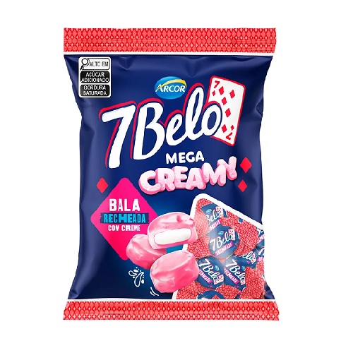 Bala 7 Belos Arcor 90g - Creamy