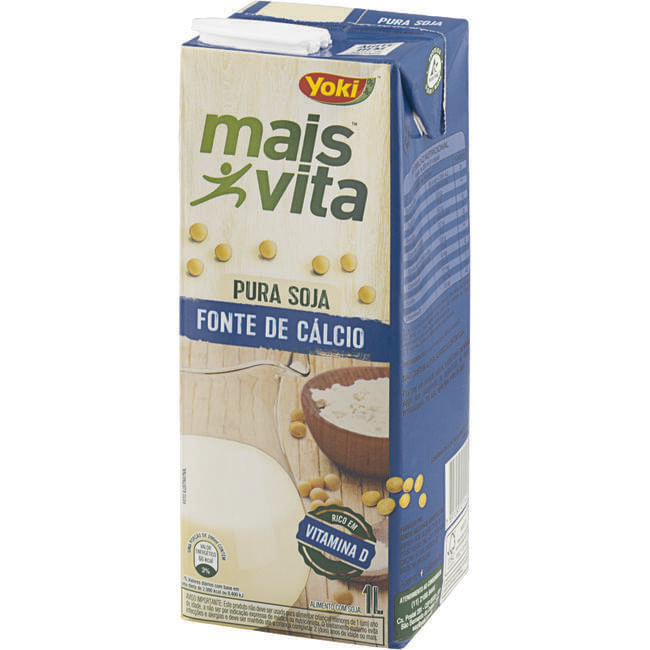 Alimento Mais Vita Yoki À Base de Soja Pura Soja 1L