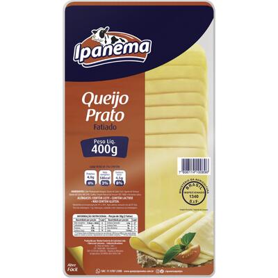 Queijo Prato Ipanema Fatiado 400g