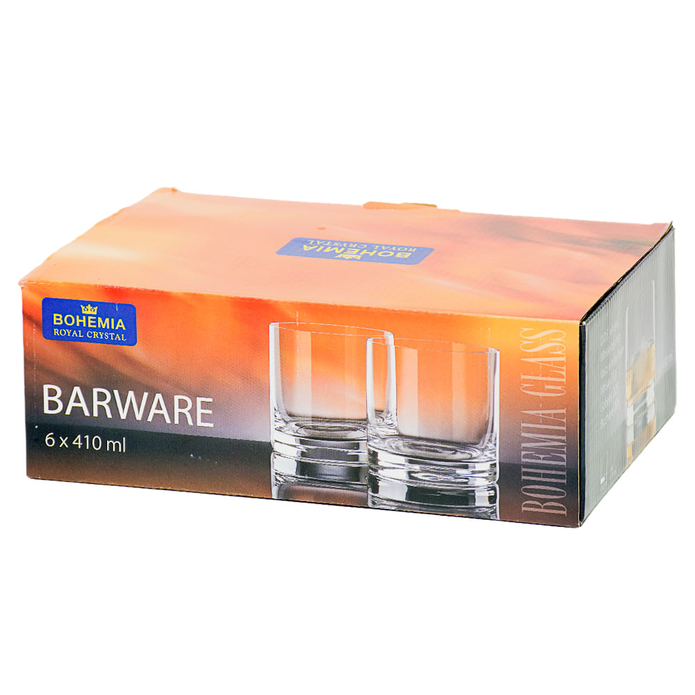 Jogo de Copo Bohemia Whisky 410ml 6un