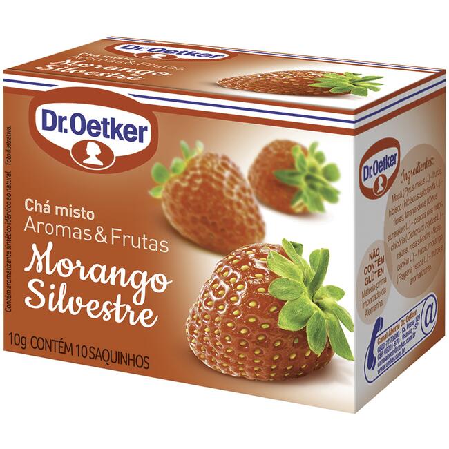 Chá Dr. Oetker Morango Silvestre 10g