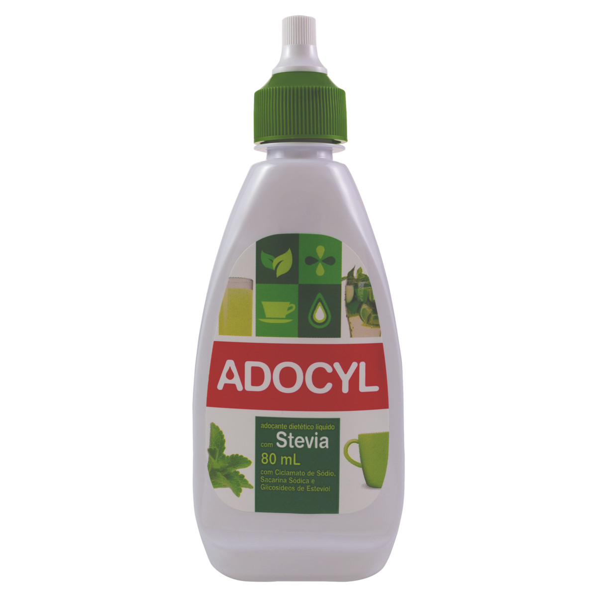Adoçante Líquido Adocyl Stevia 80ml