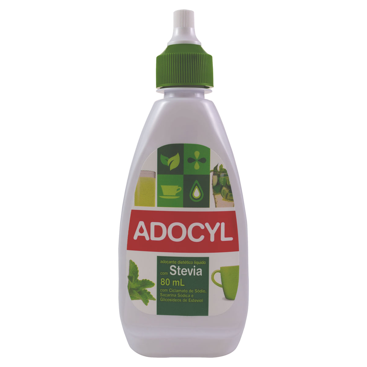 Adoçante Líquido Adocyl Stevia 80ml