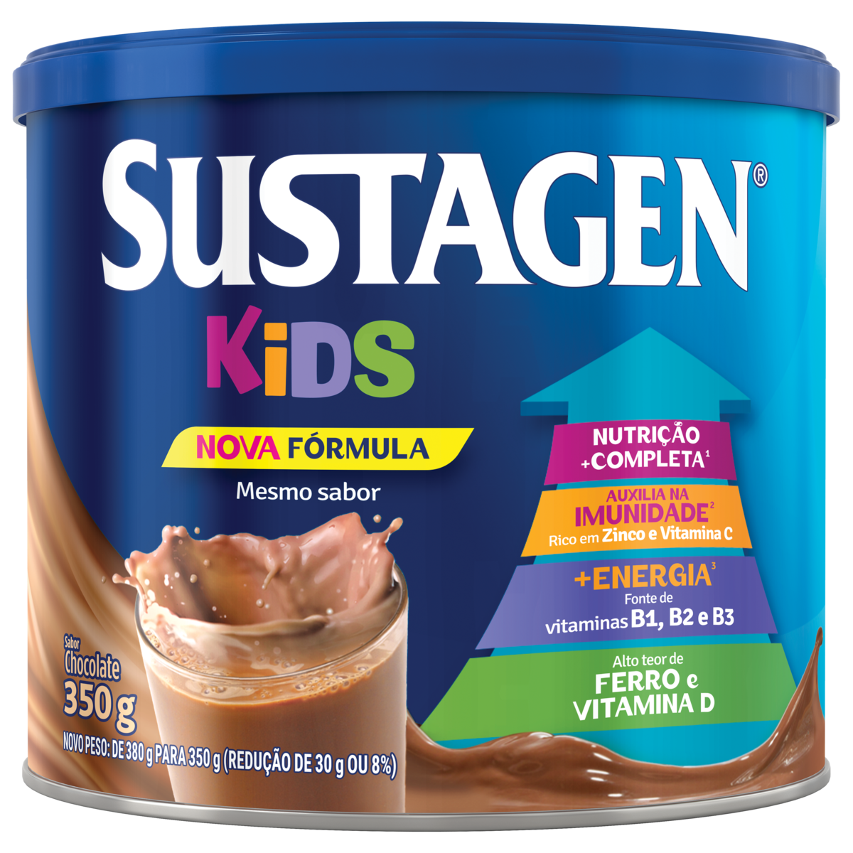 Complemento Alimentar Sustagen Kids Chocolate 380g
