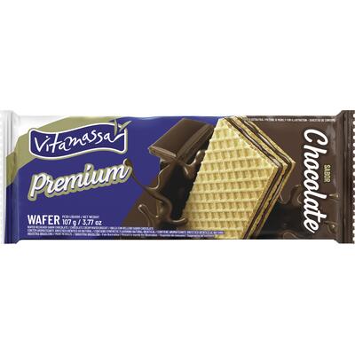 Biscoito Wafer Vitamassa Chocolate 107g