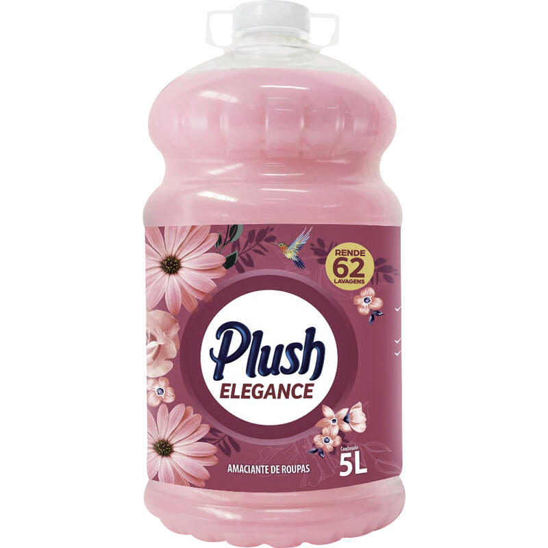 Amaciante para Roupas Plush Rosa 5L