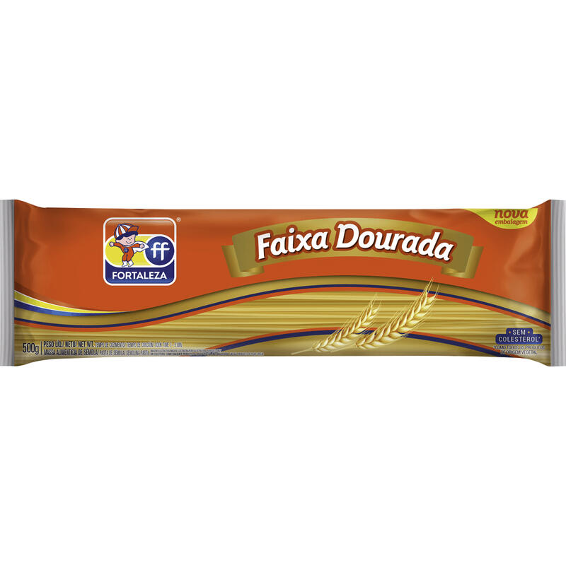 Macarrão de Sêmola Faixa Dourada Espaguete 500g
