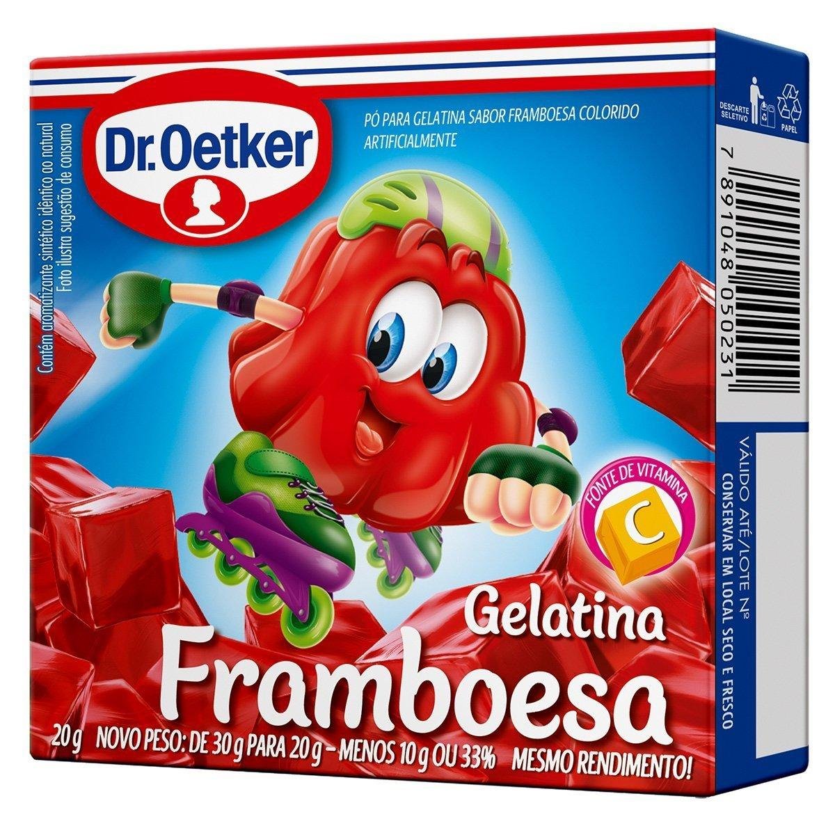 Gelatina Dr Oetker Framboesa 20g