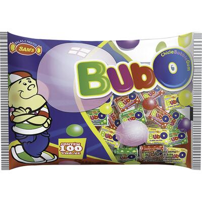 Chiclete Bubo Sortido 100 un