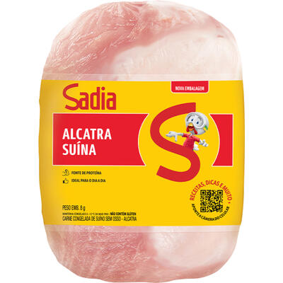 Alcatra Suína Sadia Cong Com osso Preço por quilo na peça