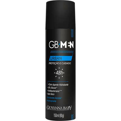 Desodorante Aerossol Giovanna Baby Urban Men 150ml