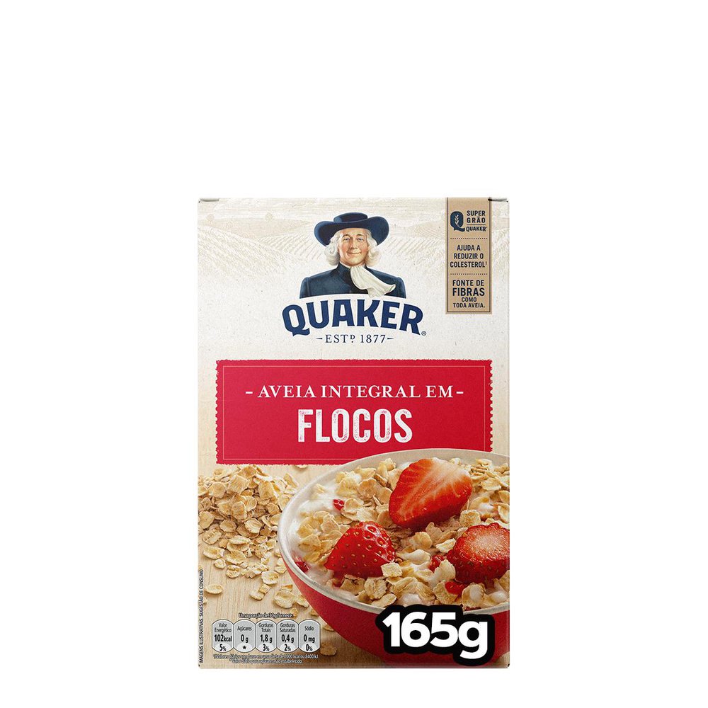 Aveia Integral  em Flocos Quaker 165g