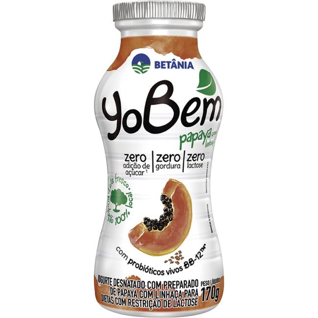 Iogurte Betânia YoBem Papaya 170g
