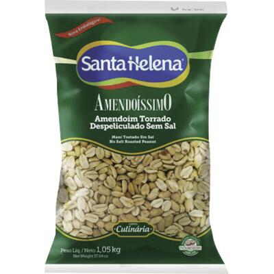 Amendoim Torrado Santa Helena Sem sal 1,050kg