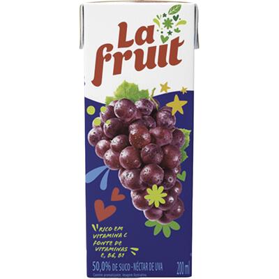 Suco La Fruit Uva 200ml