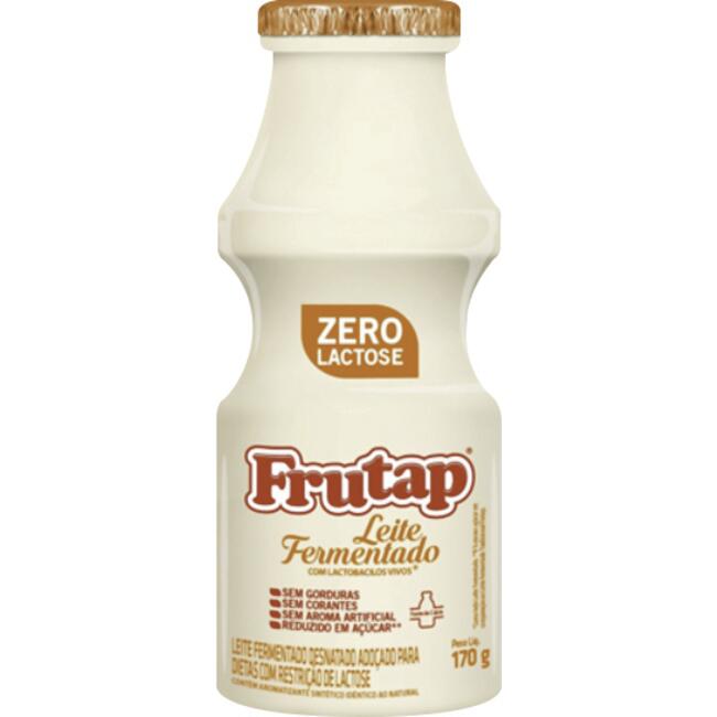 Leite Fermentado Frutap Zero Lactose 170g