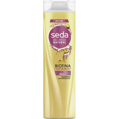 Shampoo Seda Biotina e Óleo de Rícino 325ml