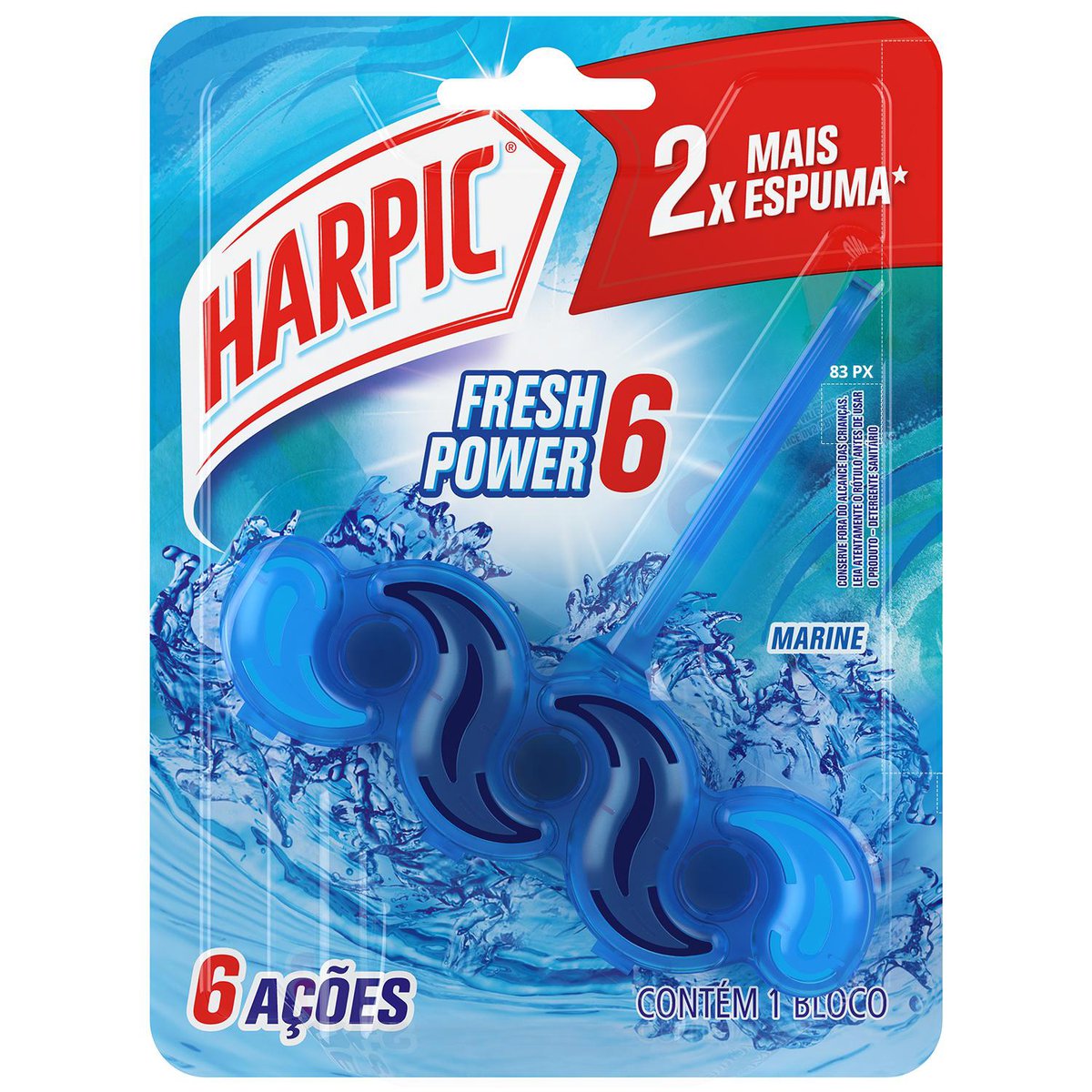 Bloco Sanitário HARPIC Fresh Power 6 Marine