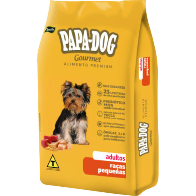 Alimento para Cães Papa-Dog Raças Pequenas Carne 2kg