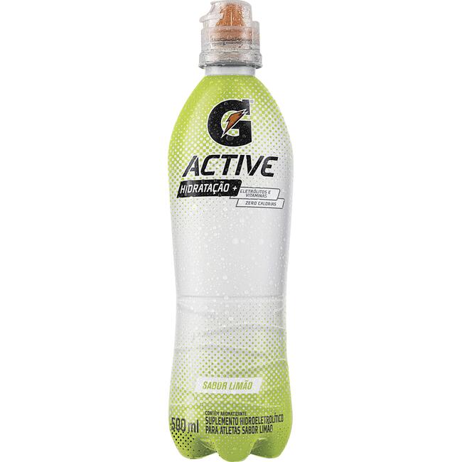 Isotônico Gatorade Active Limão 500ml