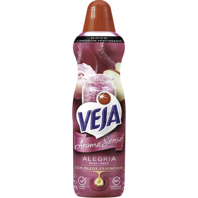 Limpador Perfumado Veja Aroma Sense Alegria 500ml com óleos essenciais