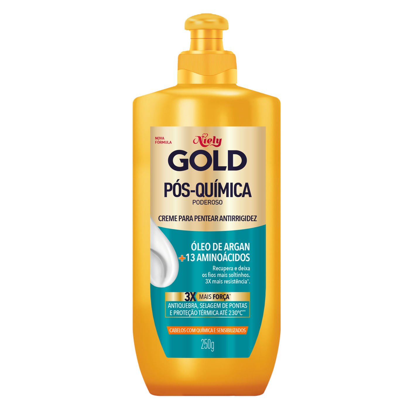 Creme para Pentear NIELY GOLD Pós-Química Poderoso 250g