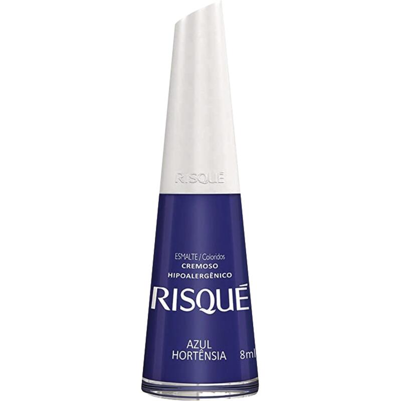Esmalte Risqué Azul Hortênsia un