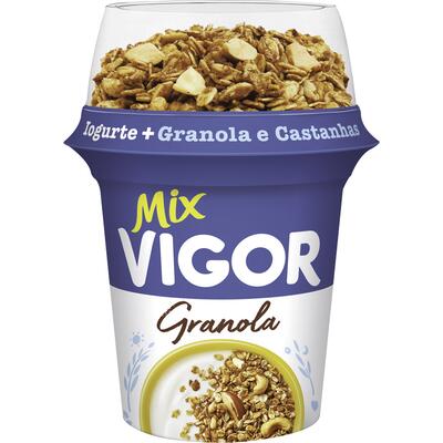 Iogurte Vigor Mix Granola com Castanhas 165g