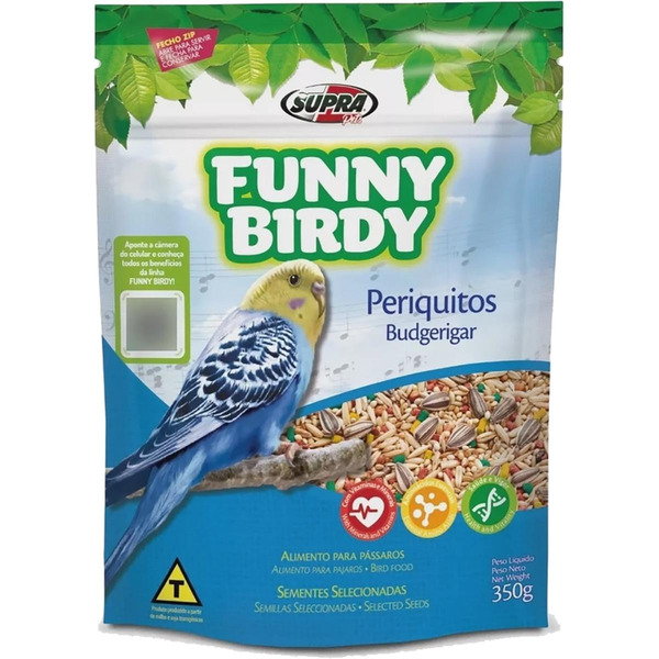 Ração Funny Birdy 350g - Para Periquito