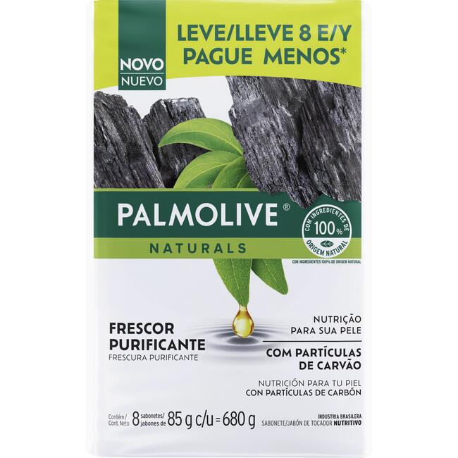 Sabonete em Barra Palmolive Naturals Frescor Purificante 8 Un de 85g