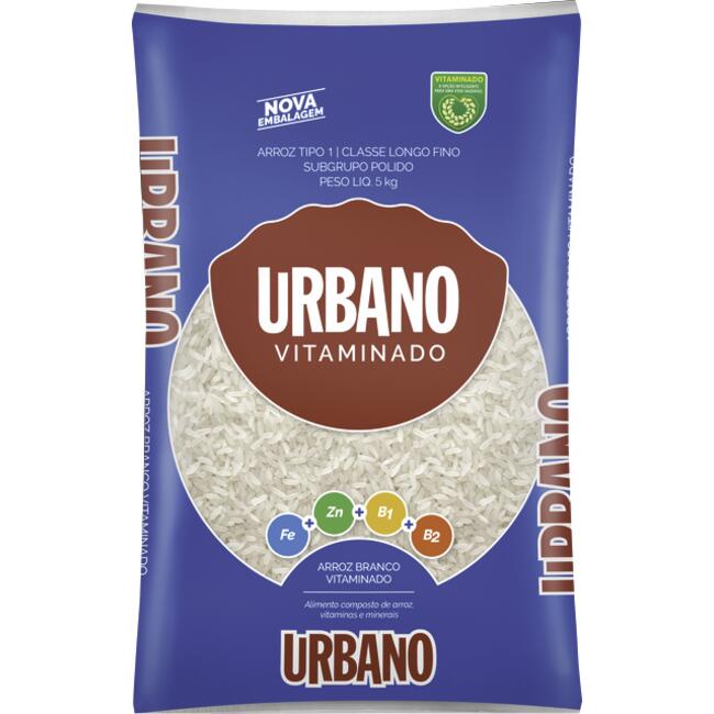 Arroz Urbano Vitaminado - Branco 5kg