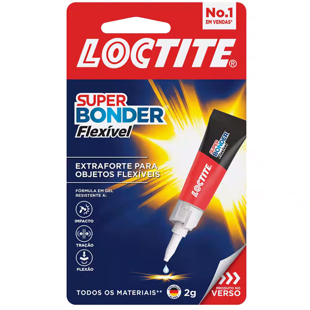 Cola Instantânea Super Bonder Power Flex Gel 2g