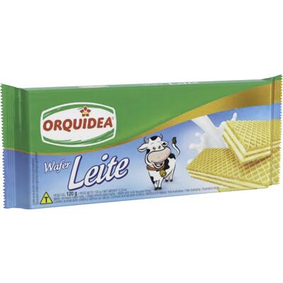 Biscoito Wafer Orquídea Leite 120g