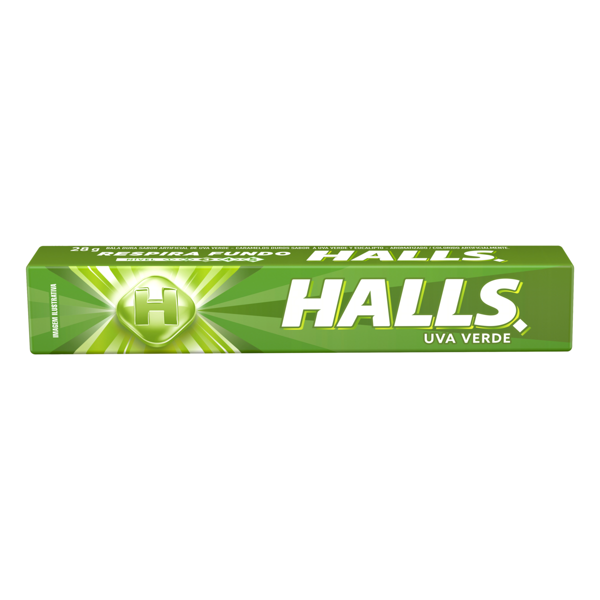 Bala de Uva Verde HALLS 28g