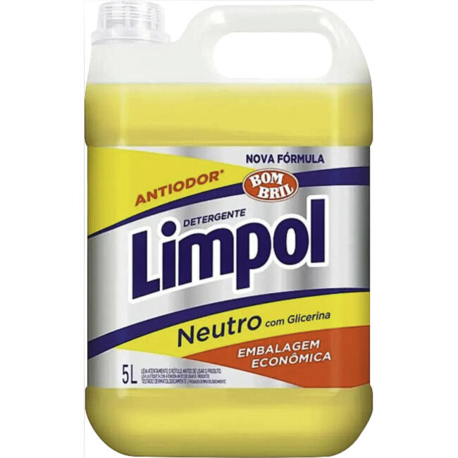 Detergente Líquido Neutro LIMPOL Galão 5l Embalagem Econômica