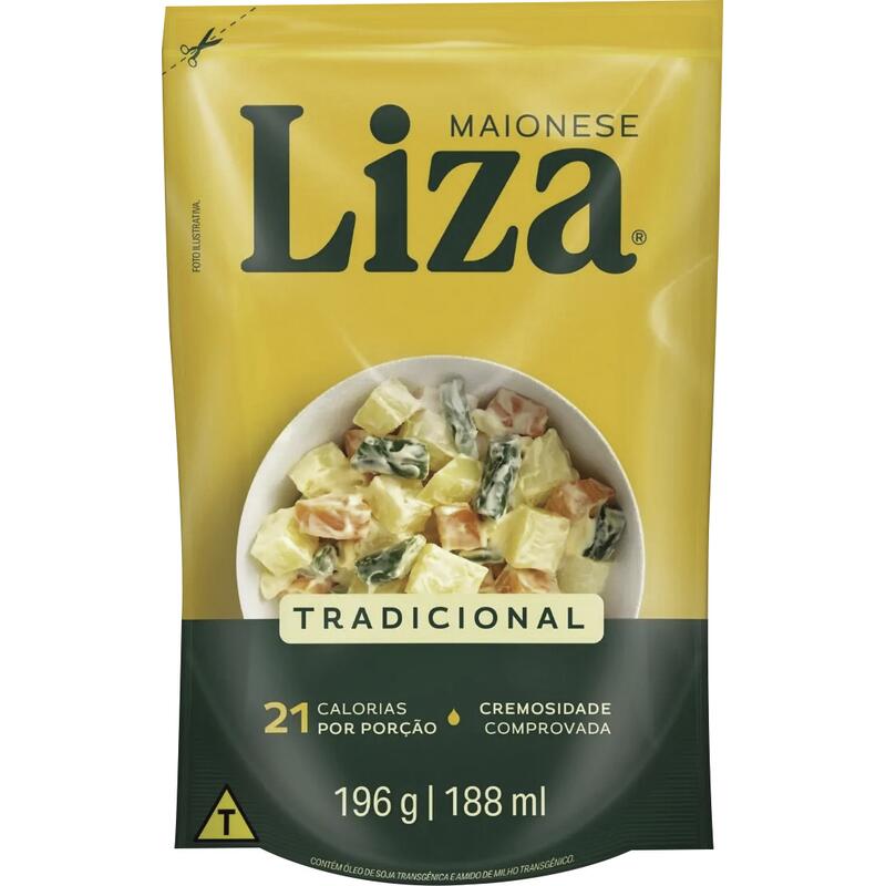 Maionese Liza Tradicional 196g