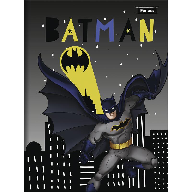 Caderno Costurado Foroni Batman 96 folhas un