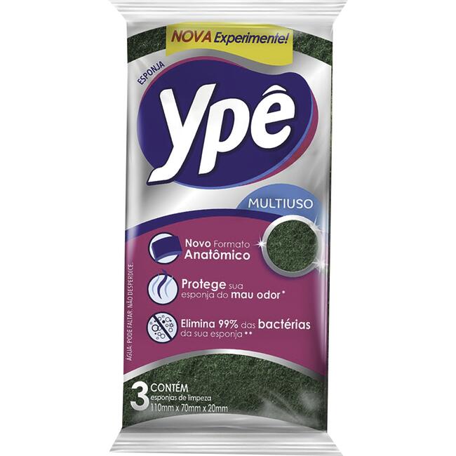 Esponja Multiuso Ypê 3 un