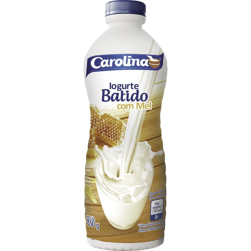 Iogurte Batido Carolina Mel 850g