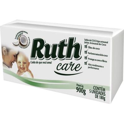 Sabão em Pedaço Ruth Care Coco 5x180g