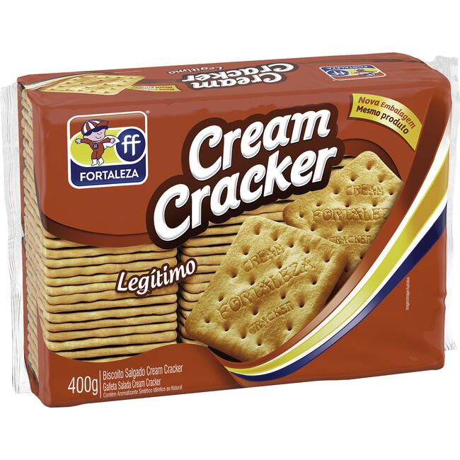 Biscoito Fortaleza Cream Cracker 400g