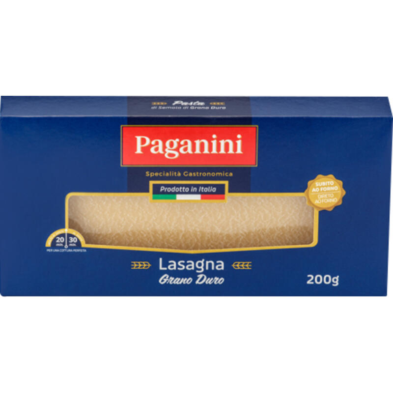 Lasanha Grano Duro Paganini 200g