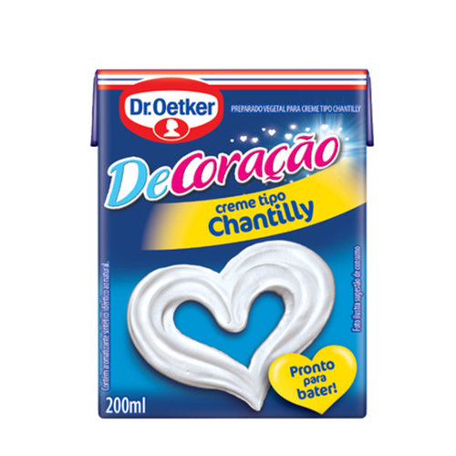 Creme Tipo Chantilly Dr Oetker Decorfesta 200ml