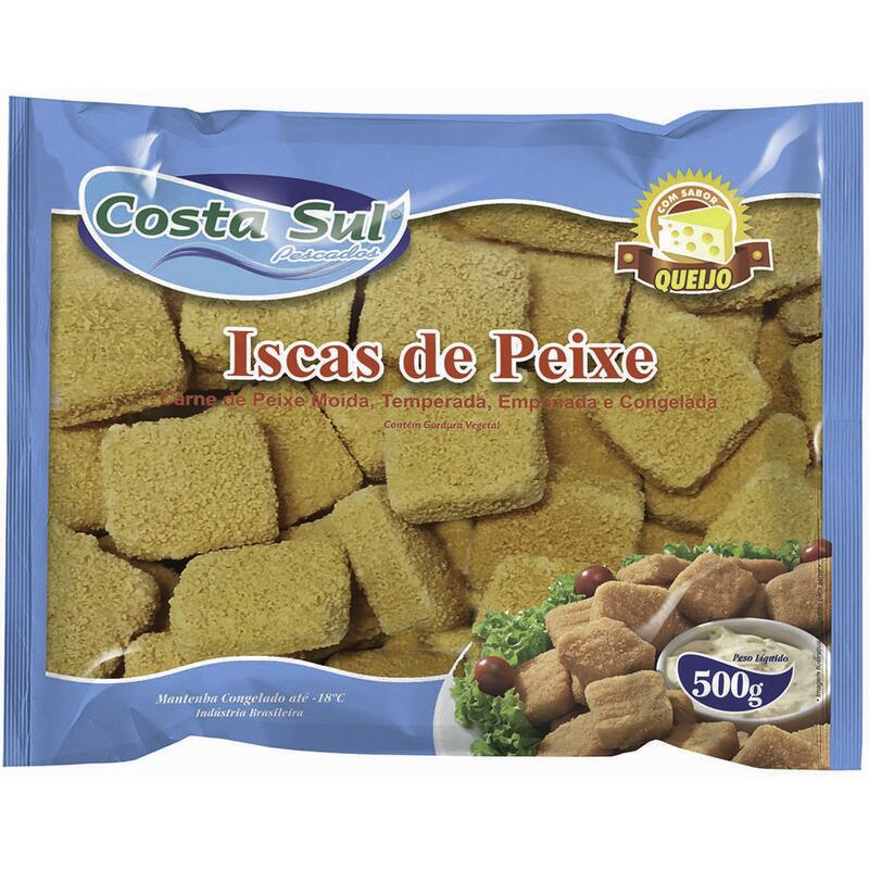 Iscas de Peixe Costa Sul 500g