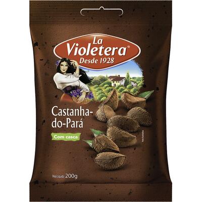 Castanha do Pará La Violetera Com casca 200g