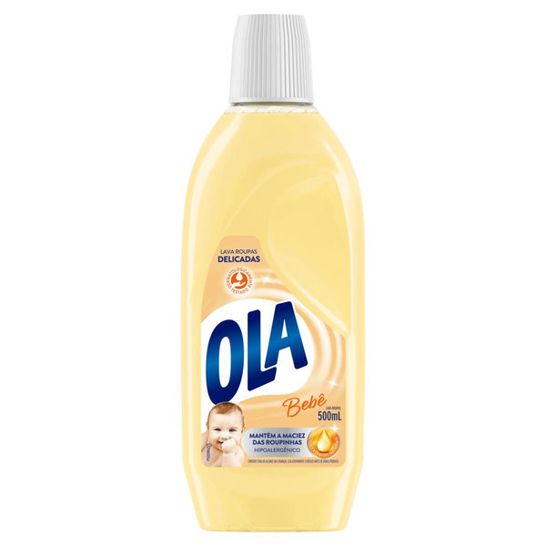 Sabão Líquido Para Roupas Finas e Delicadas Ola Bebê 500 ml